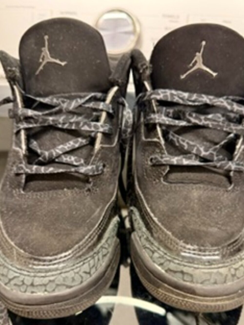 Kids Air Jordan 3 Retro Black Cat 2025 Size 1Y Black DM0966-001
